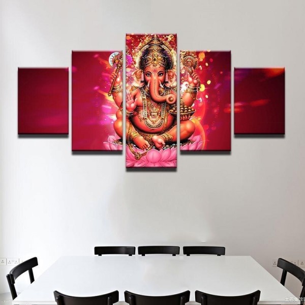 Buddha elefant | 5 dele