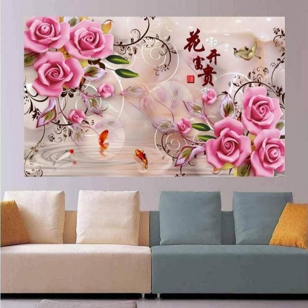 Rosen v.a. 50x80cm