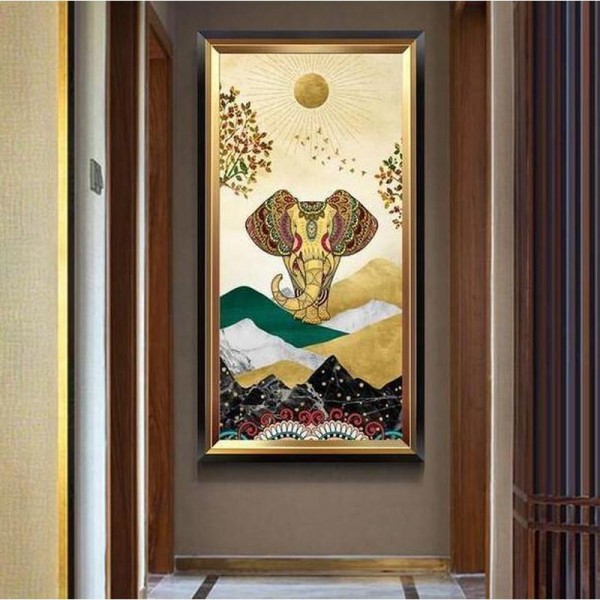 Elefant v.a. 50x90cm