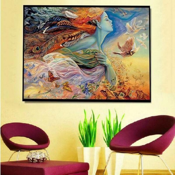 Farveri gudinde v.a. 50x70cm