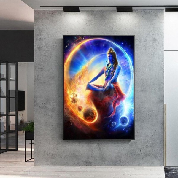 Fantasi gudinde v.a. 50x70cm