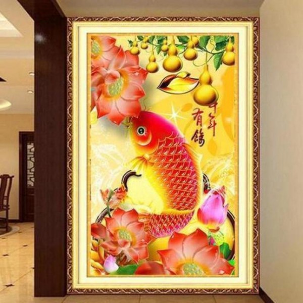 Guldfisk v.a. 50x80cm