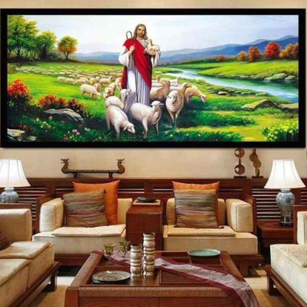 Jesus Kristus fra 50x100cm