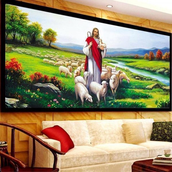 Jesus Kristus fra 50x100cm