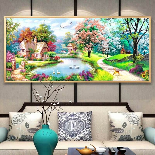 Hytter i naturen fra 50x100cm