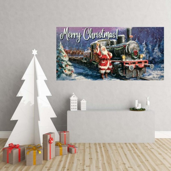 Glædelig juletog fra 50x100cm