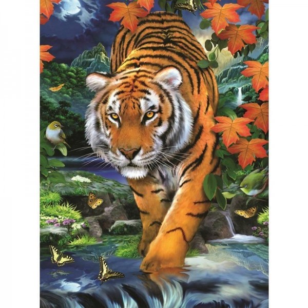 Tiger i vandet