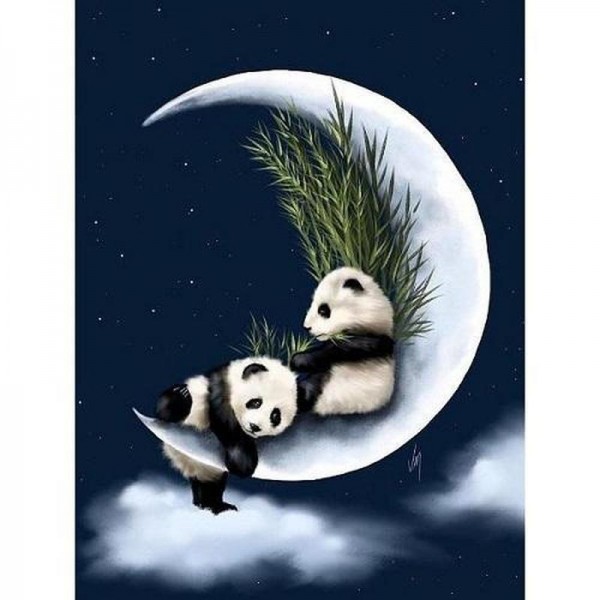 Pandaer på månen