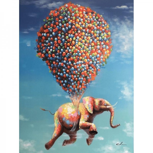 Elefant på balloner