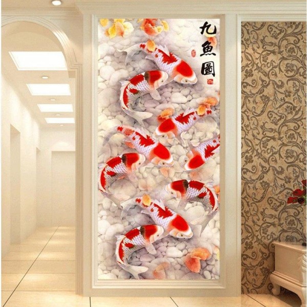 Koi karpe fra 50x100cm
