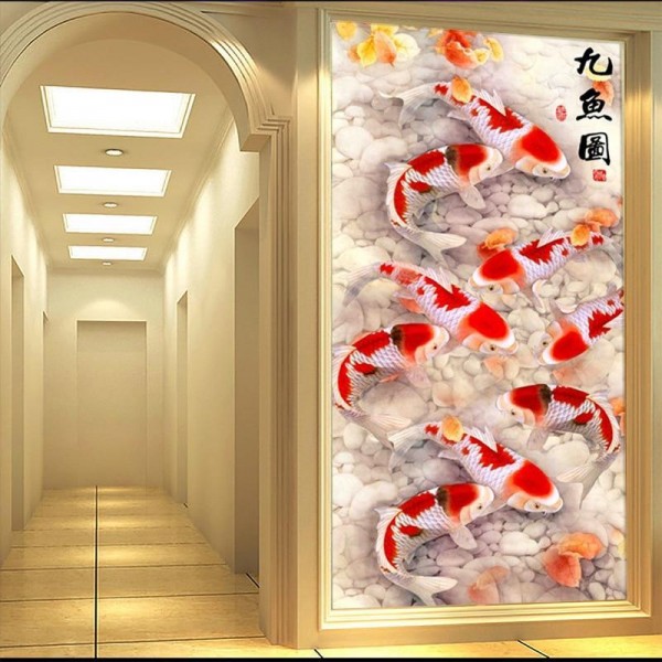 Koi karpe fra 50x100cm