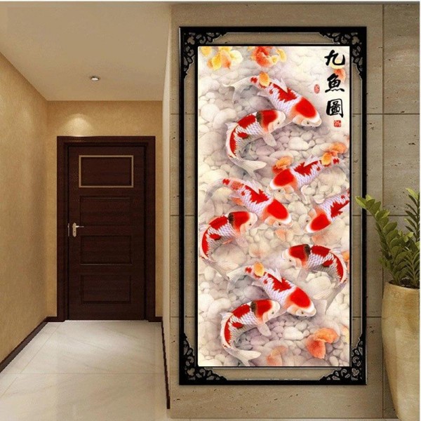 Koi karpe fra 50x100cm