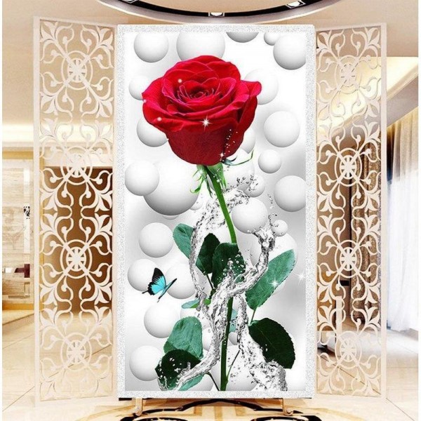 Rose v.a. 50x100cm
