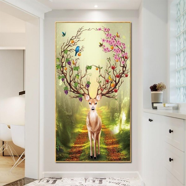 Hjerte v.a. 50x80cm