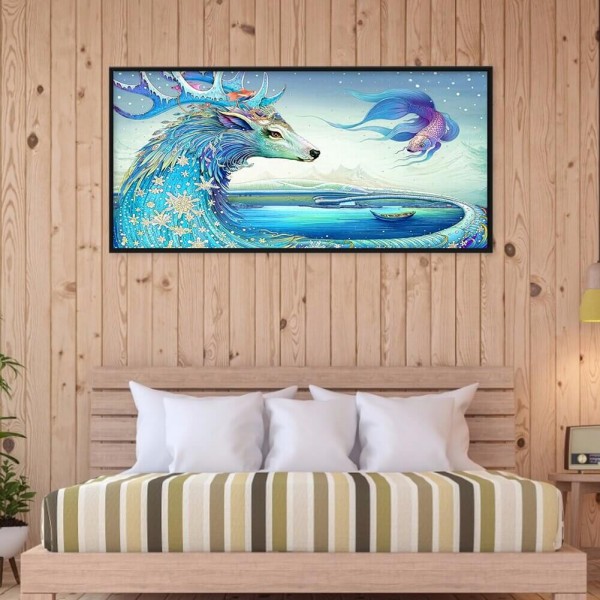 Vanddyr v.a. 50x100cm