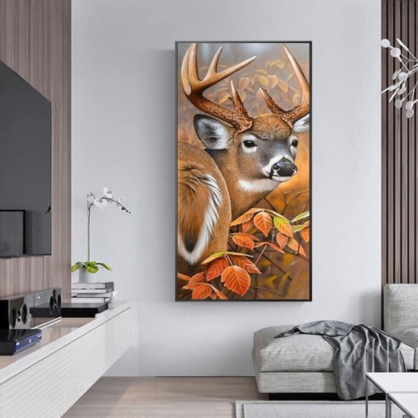 Hjort i naturen fra 50x100cm