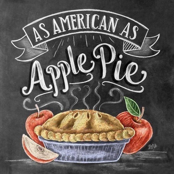 Så Amerikansk som æbletærte