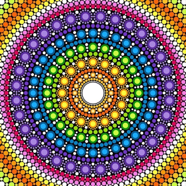Mandala regnbue