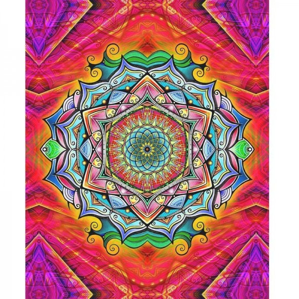 Regnbue mandala
