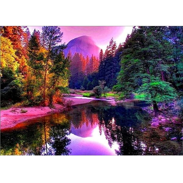 Farverig natur