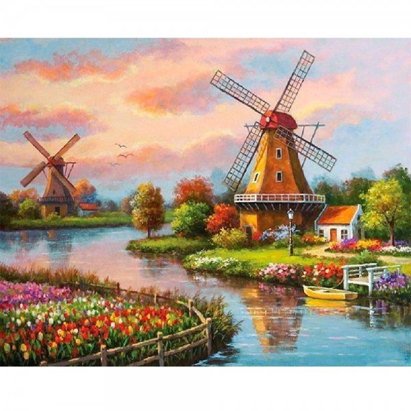 Sommerligt landskab