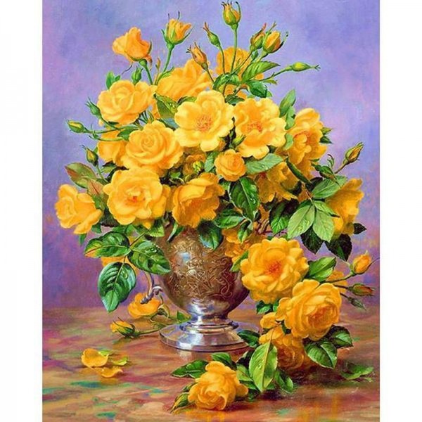 Gule blomsterbuket