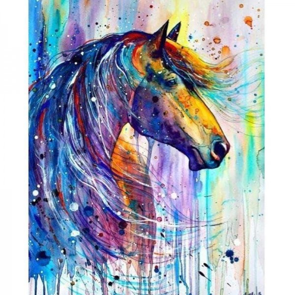 Farverig hest