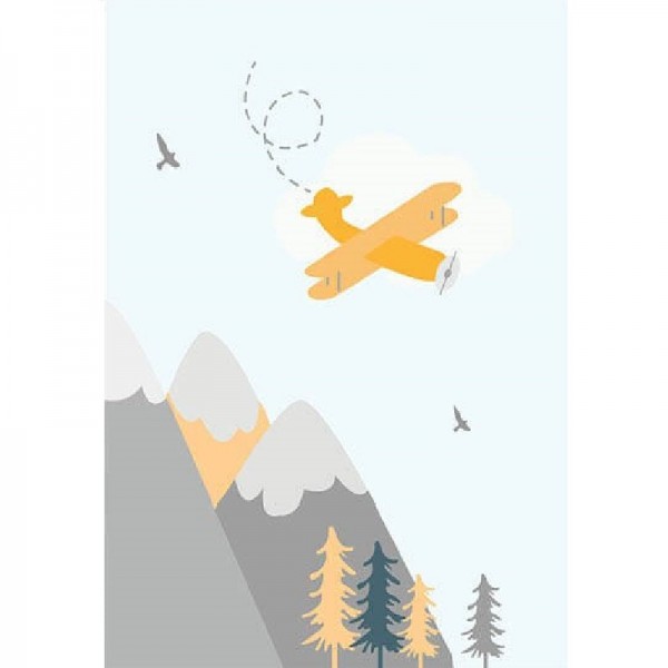 Fly over bjerge