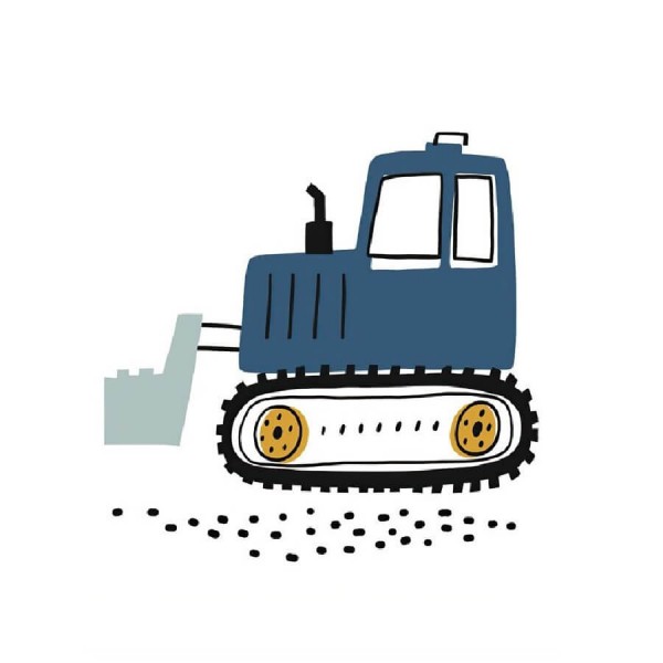 Traktor med plov