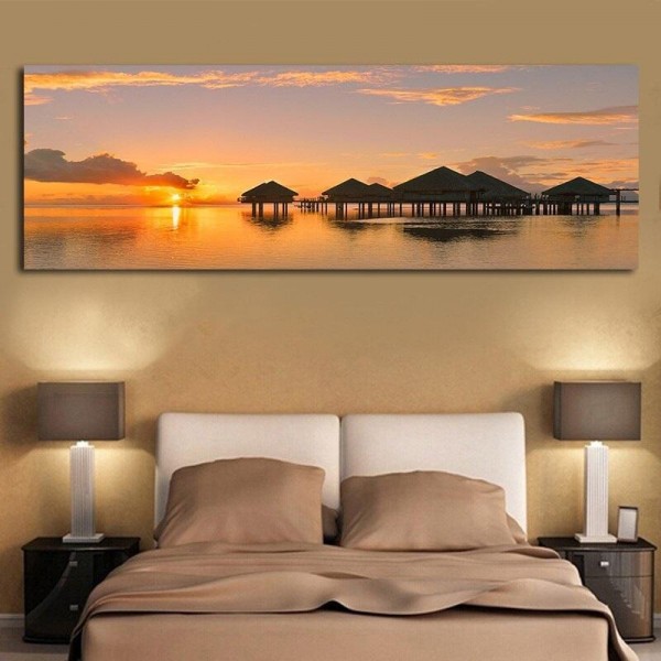 Solnedgangsvand 40x120cm