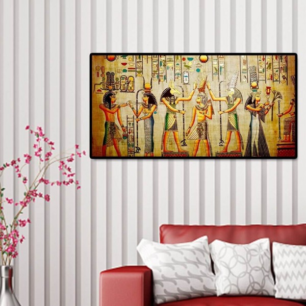 Egyptiske guder v.a. 50x100cm