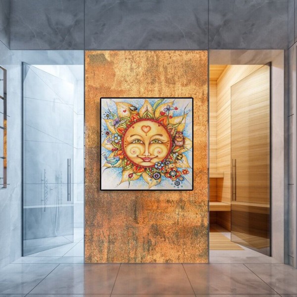 Sol med planter v.a. 50x50cm
