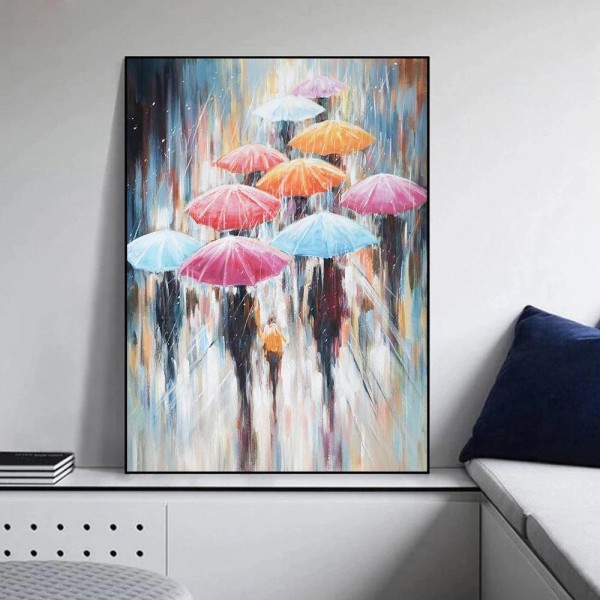 Lyse paraplyer v.a. 50x80cm