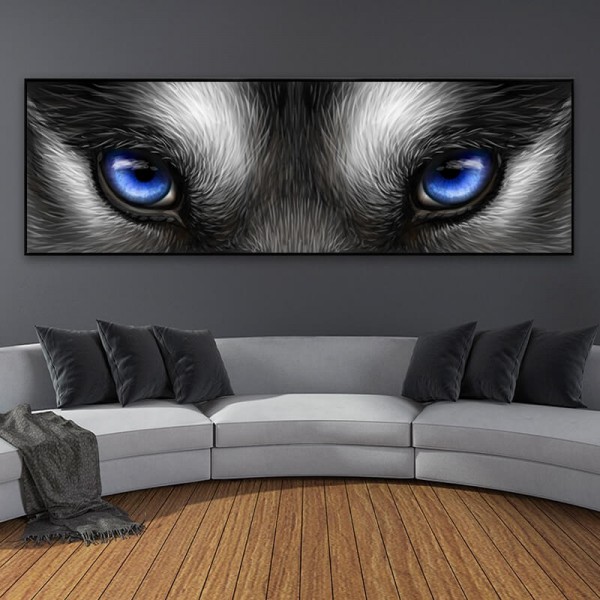 Ulve øjne 40x120cm