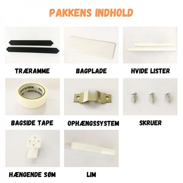 Luksus træramme