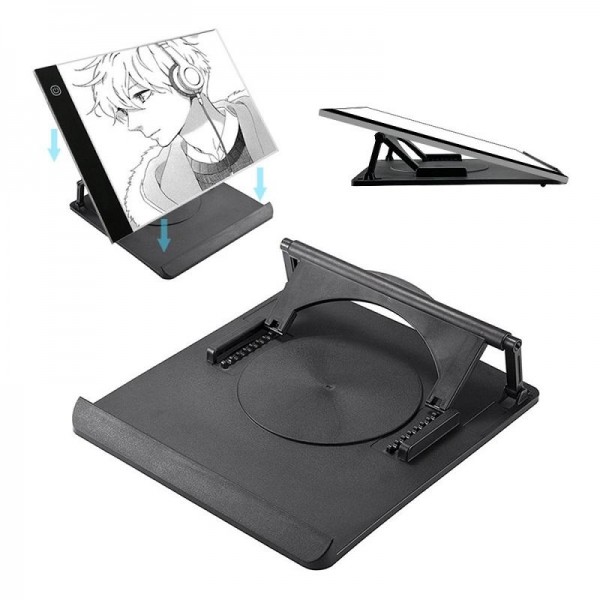 Justerbar stand til lightpad-lampe