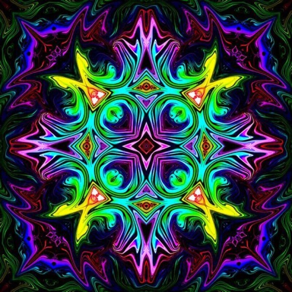 Mandala neon