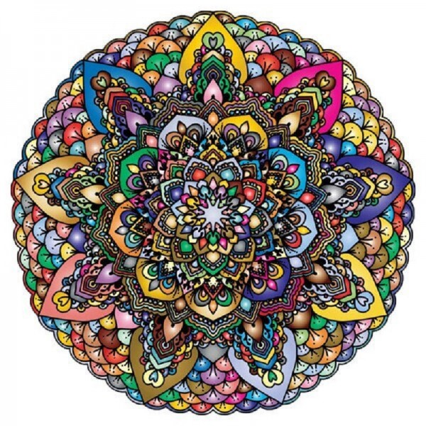 Mandala-flerfarvet 2