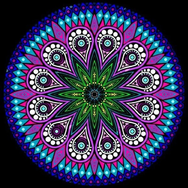 Mandala-rund