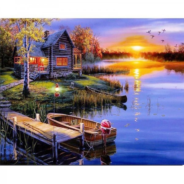 Solnedgang sommerhus