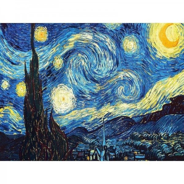 Van gogh stjerneklar nat