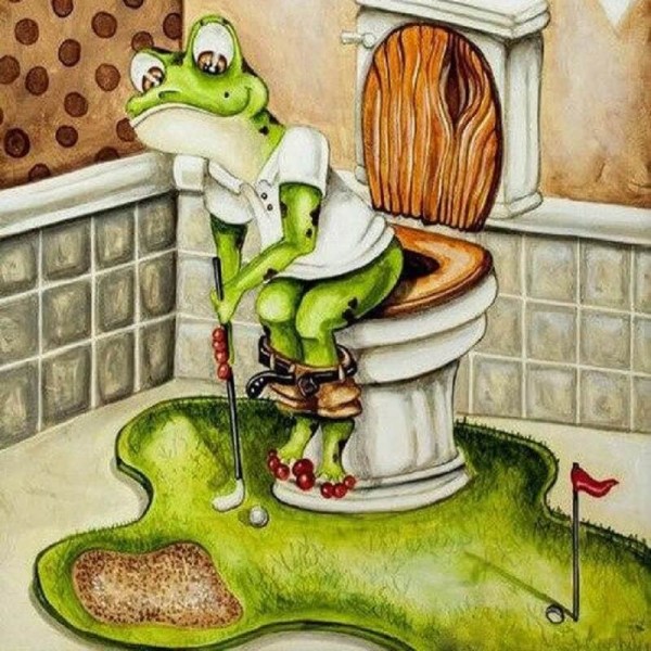 Frø på toilet | 7 slags