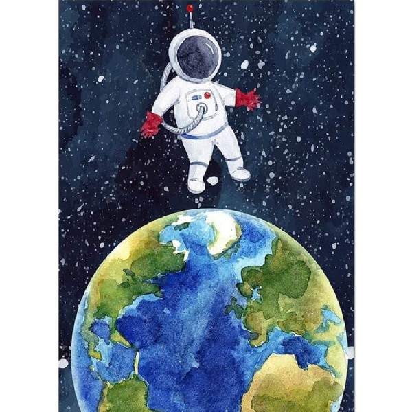 Astronaut i rummet
