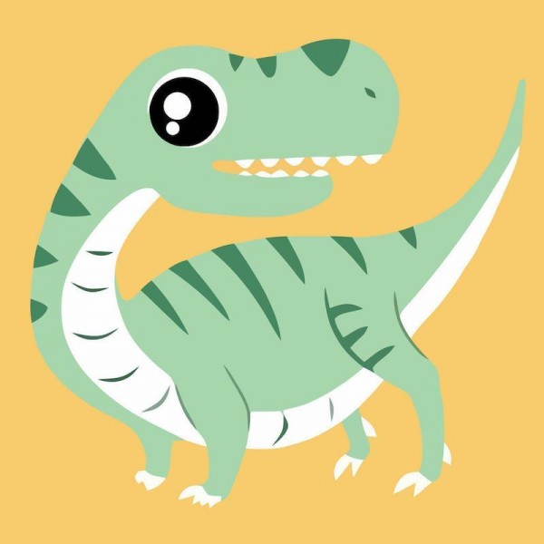 Dinosaurus grøn