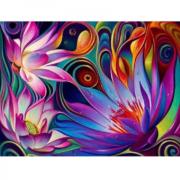 Abstrakte blomster